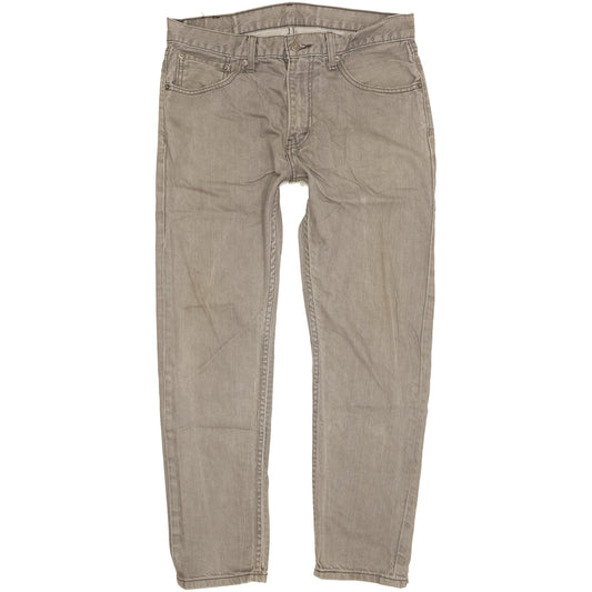 Levi's 508 Men Grey Tapered Slim Jeans W33 L29