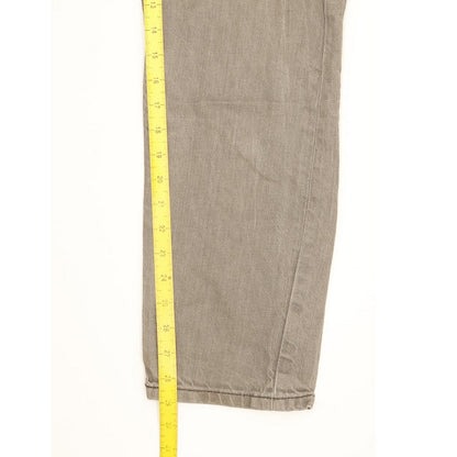 Levi's 508 Men Grey Tapered Slim Jeans W33 L29