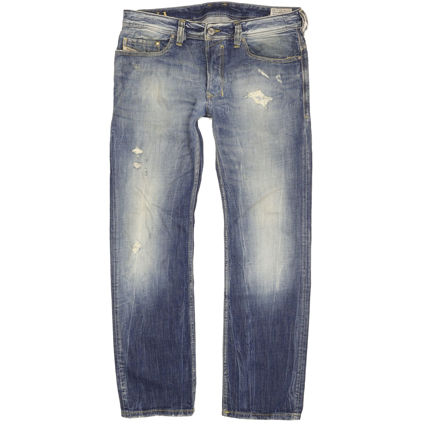Diesel Safado Men Blue Straight Slim Jeans W33 L30
