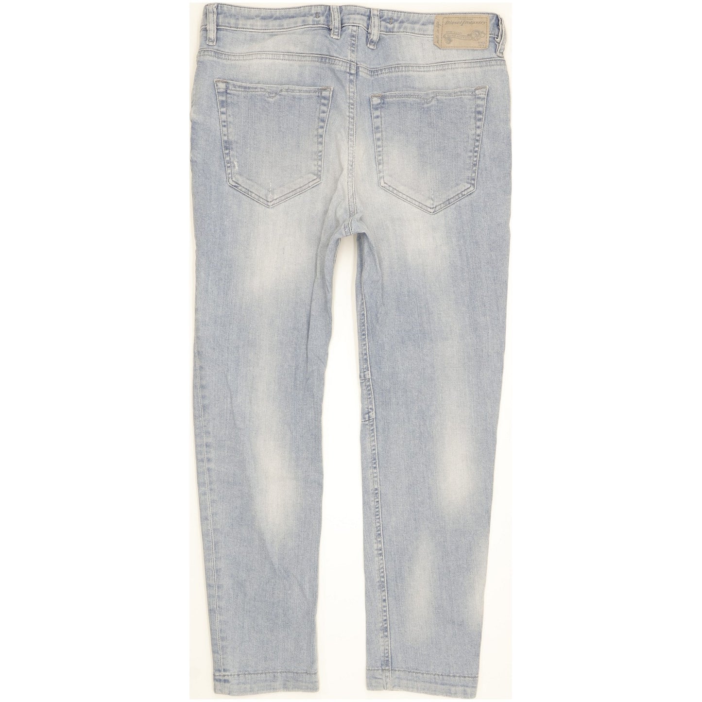 Diesel Eazee Blue Tapered Relaxed Boyfriend Stretch Jeans High Waisted W30 L28