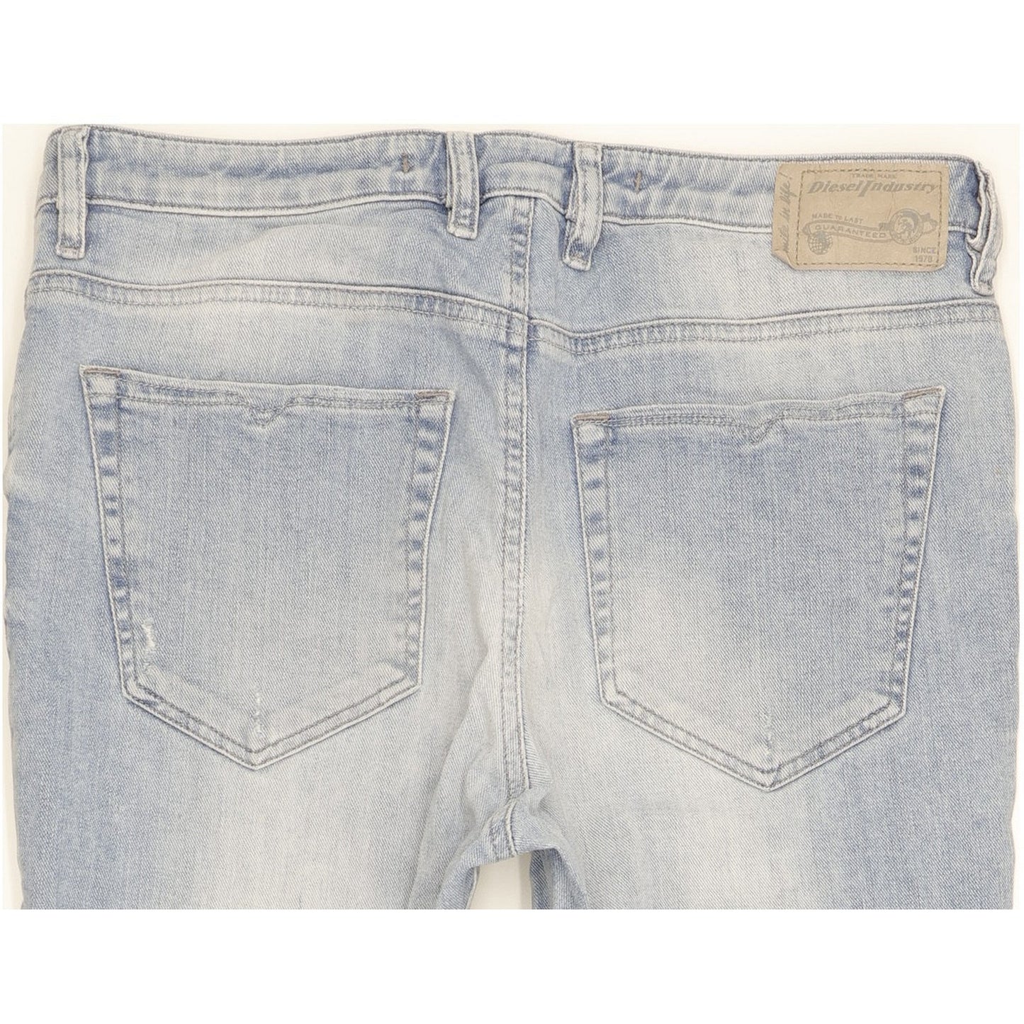 Diesel Eazee Blue Tapered Relaxed Boyfriend Stretch Jeans High Waisted W30 L28