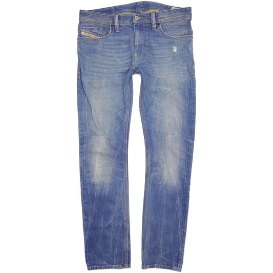 Diesel Thanaz Men Blue Skinny Slim Jeans W33 L32