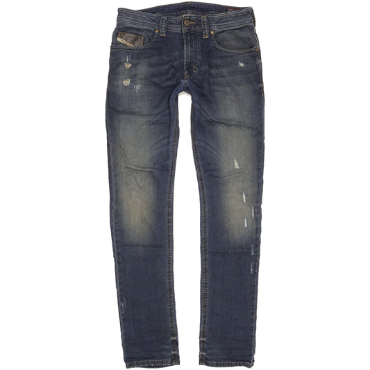 Diesel Thavar Men Blue Skinny Slim Stretch Jeans W30 L32