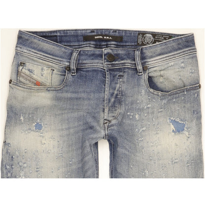 Diesel Sleenker Men Blue Skinny Slim Jeans W30 L32