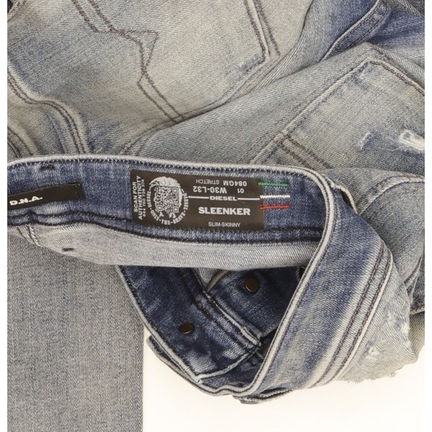 Diesel Sleenker Men Blue Skinny Slim Jeans W30 L32