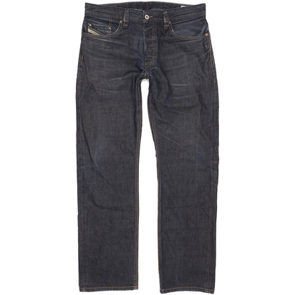 Diesel Larkee Men Navy Straight Relaxed Jeans W33 L32