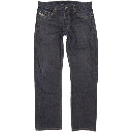 Diesel Larkee Men Navy Straight Relaxed Jeans W33 L32