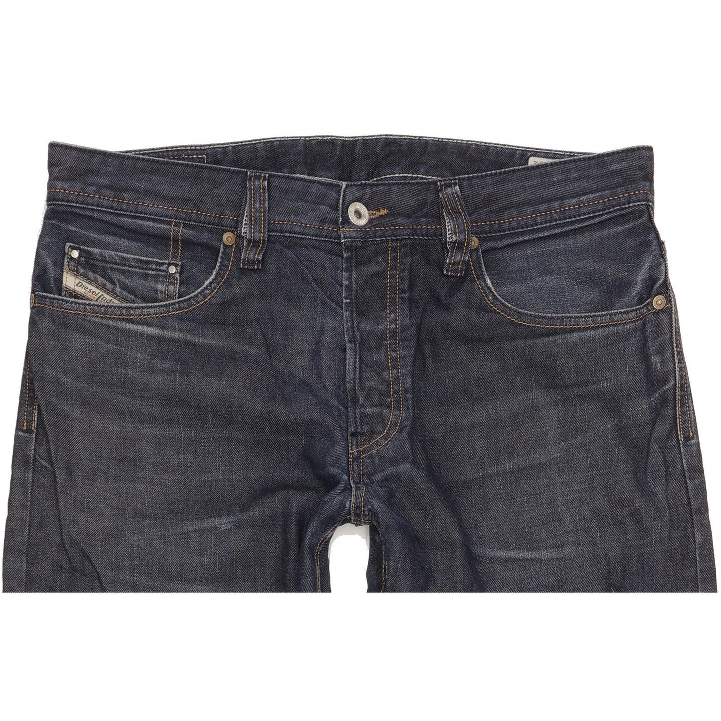 Diesel Larkee Men Navy Straight Relaxed Jeans W33 L32