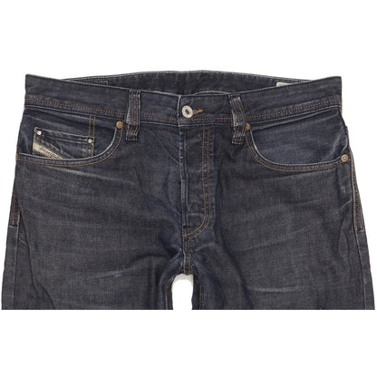 Diesel Larkee Men Navy Straight Relaxed Jeans W33 L32