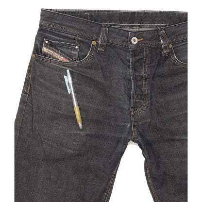 Diesel Larkee Men Navy Straight Relaxed Jeans W33 L32
