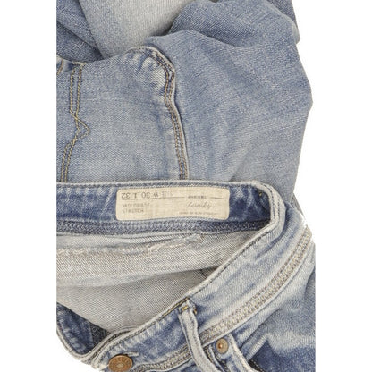 Diesel Lowky Women Blue Straight Slim Stretch Jeans W30 L31