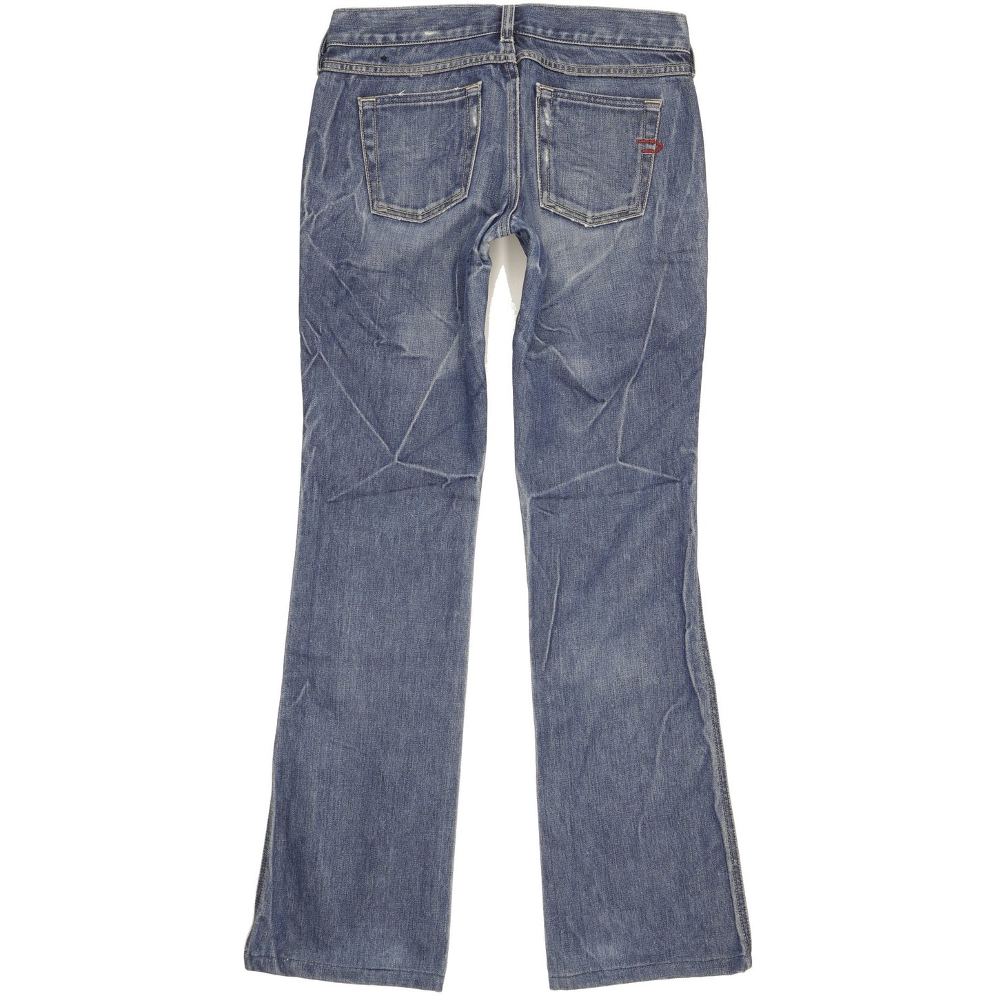 Diesel Zink Women Blue Bootcut Slim Jeans W28 L32