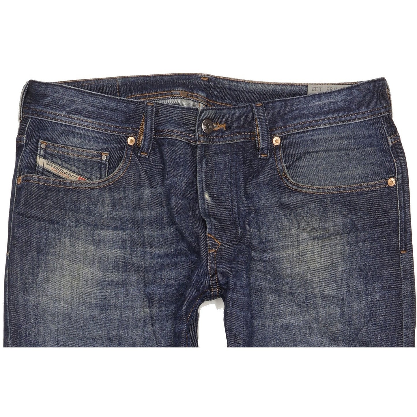 Diesel Larkee Men Blue Straight Regular Jeans W33 L32