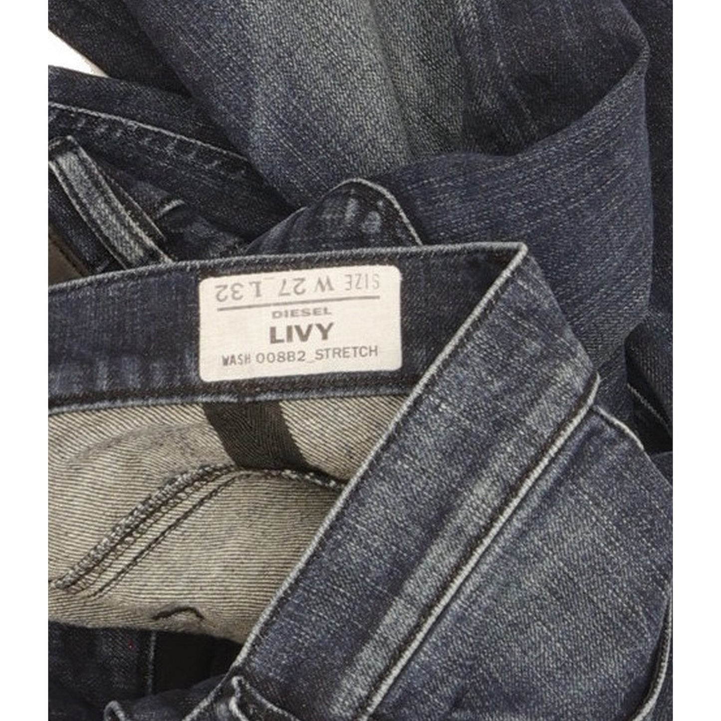Diesel Livy Women Blue Skinny Slim Stretch Jeans W27 L32