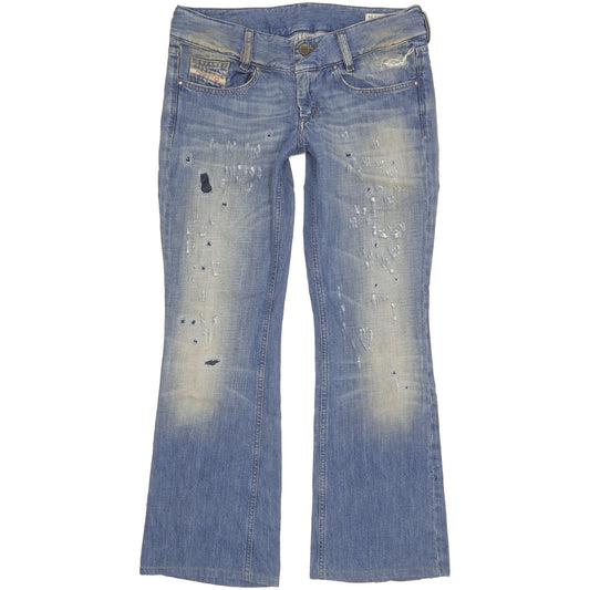 Diesel Louvely Women Blue Bootcut Slim Jeans W29 L29