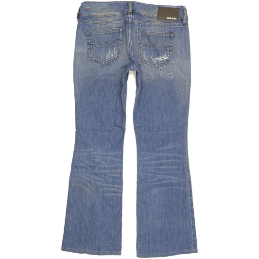 Diesel Louvely Women Blue Bootcut Slim Jeans W29 L29