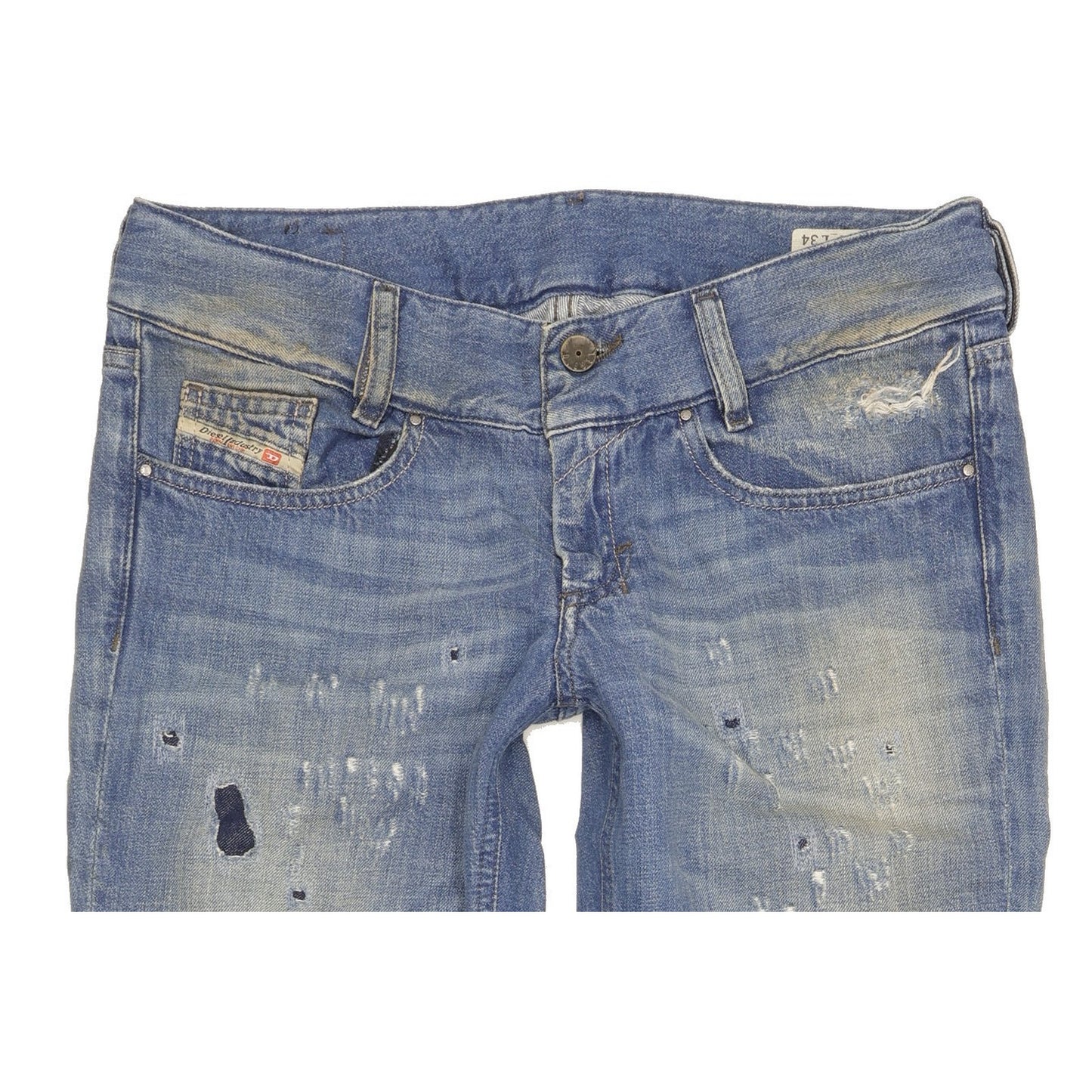Diesel Louvely Women Blue Bootcut Slim Jeans W29 L29