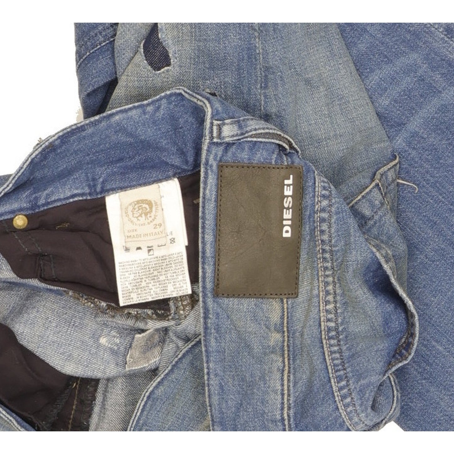 Diesel Louvely Women Blue Bootcut Slim Jeans W29 L29