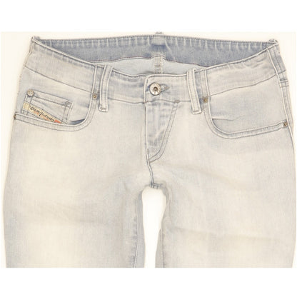 Diesel Grupee Women Blue Skinny Slim Stretch Jeans W26 L26