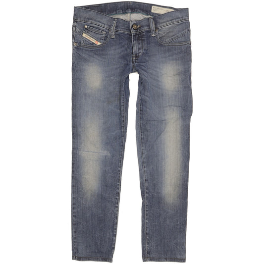 Diesel Getlegg Women Blue Skinny Slim Stretch Jeans W27 L26