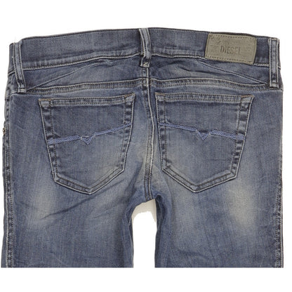Diesel Getlegg Women Blue Skinny Slim Stretch Jeans W27 L26