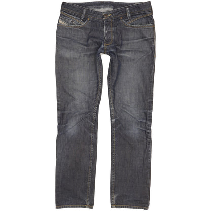 Diesel Iakop Men Blue Tapered Slim Jeans W33 L31