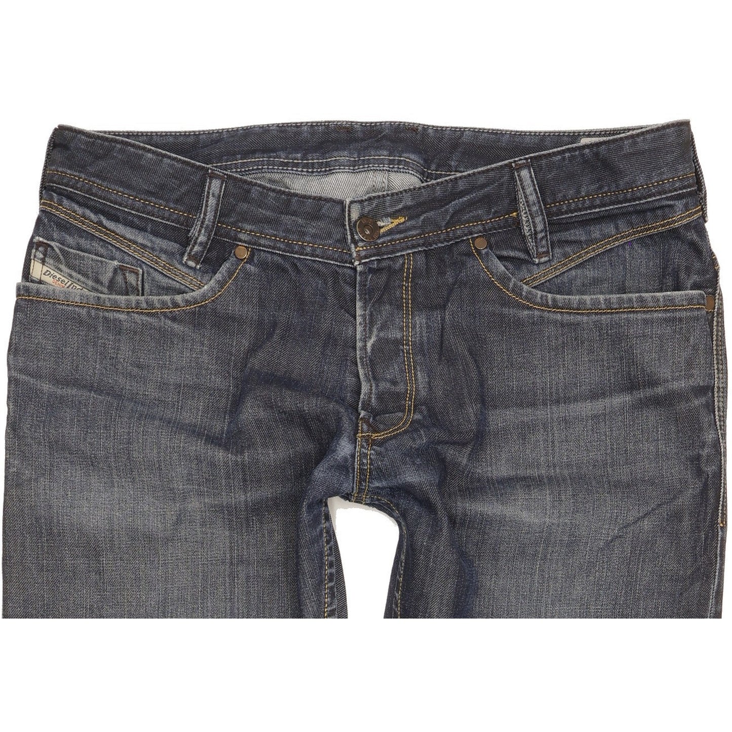 Diesel Iakop Men Blue Tapered Slim Jeans W33 L31