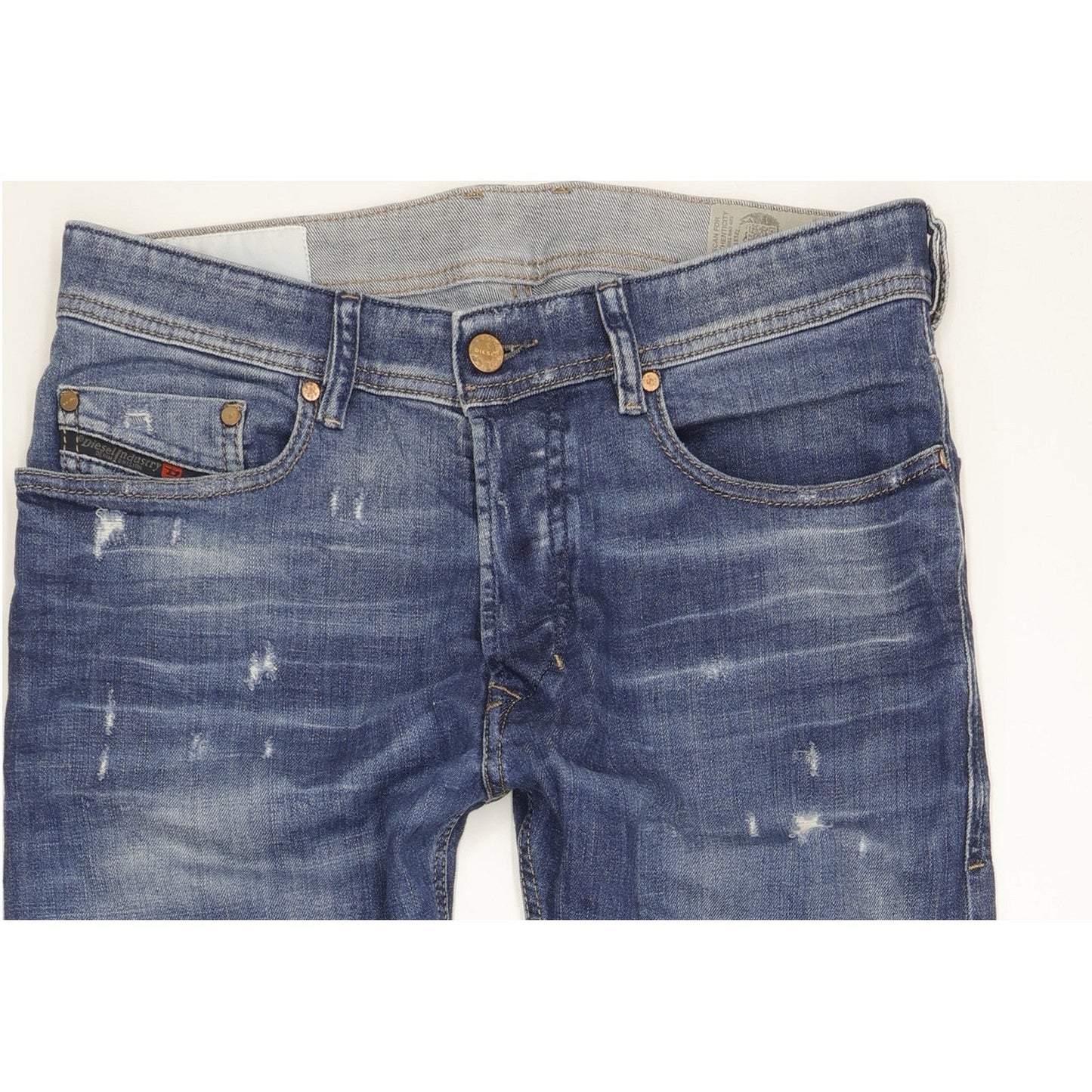 Diesel Tepphar Men Blue Skinny Slim Stretch Jeans W30 L34