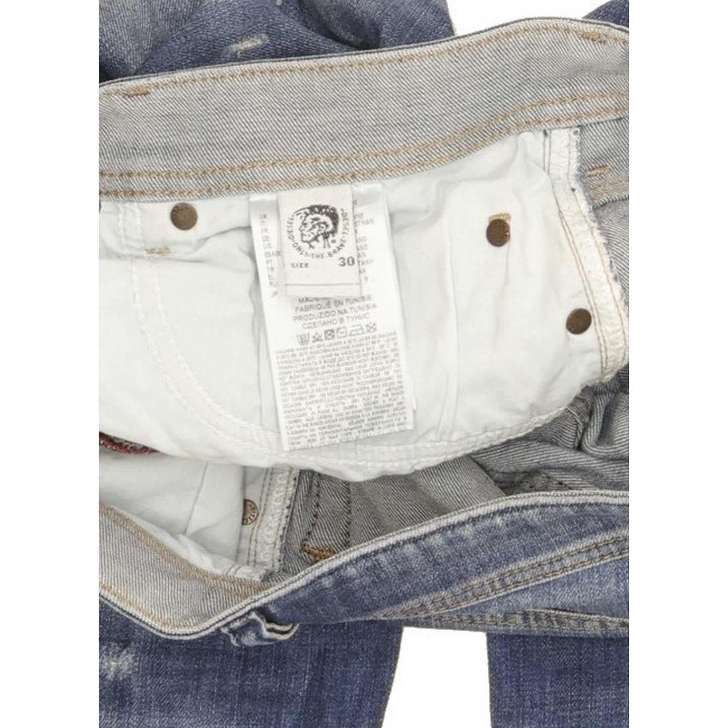 Diesel Tepphar Men Blue Skinny Slim Stretch Jeans W30 L34