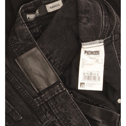 Pioneer Rando Men Black Straight Regular Stretch Jeans W33 L33
