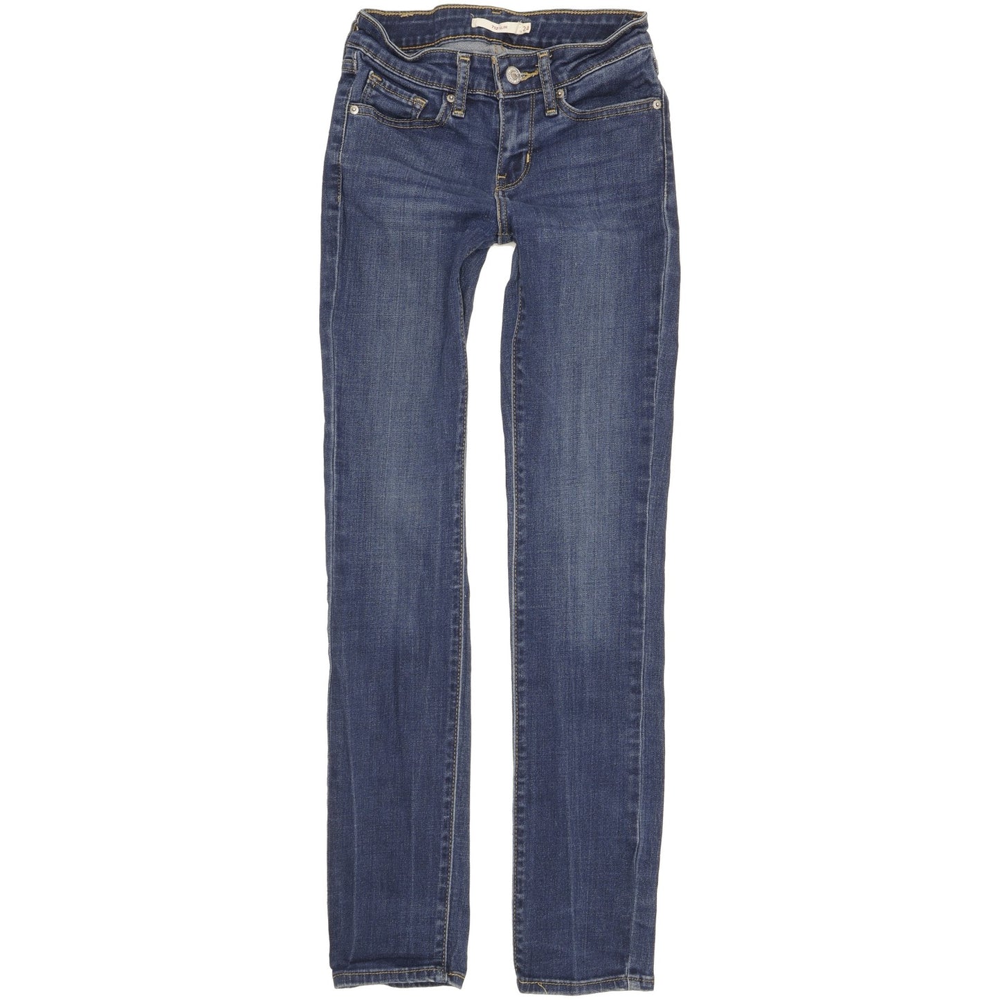 Levi's 712 Women Blue Straight Slim Stretch Jeans W24 L29