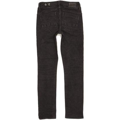 G-Star Midge Saddle Women Black Straight Slim Jeans W28 L30