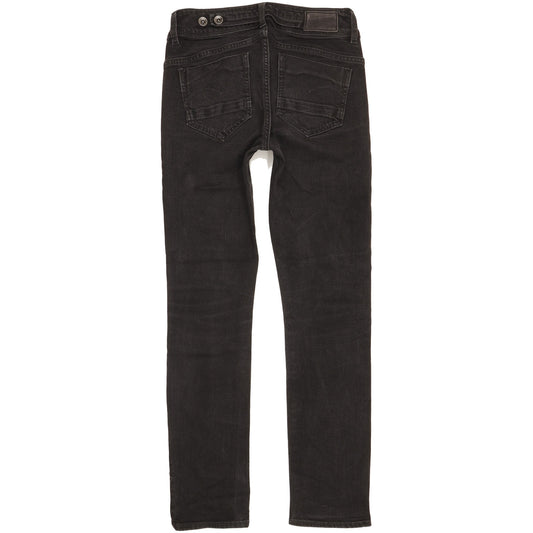 G-Star Midge Saddle Women Black Straight Slim Jeans W28 L30