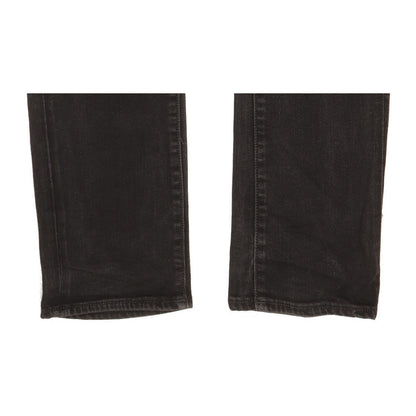 G-Star Midge Saddle Women Black Straight Slim Jeans W28 L30