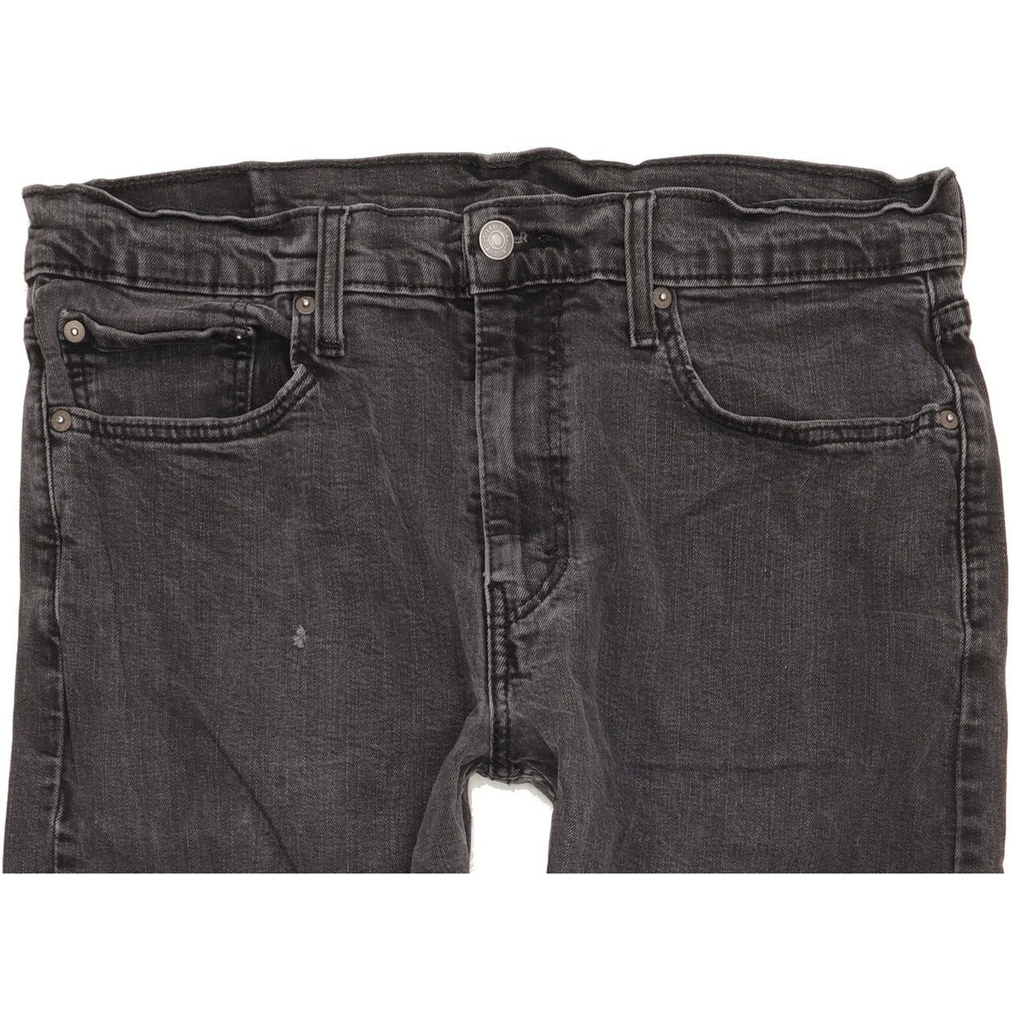 Levi's 502 Men Black Tapered Regular Stretch Jeans W36 L30
