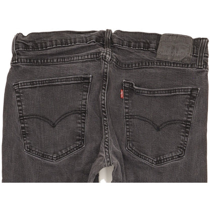 Levi's 502 Men Black Tapered Regular Stretch Jeans W36 L30