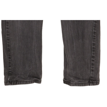 Levi's 502 Men Black Tapered Regular Stretch Jeans W36 L30