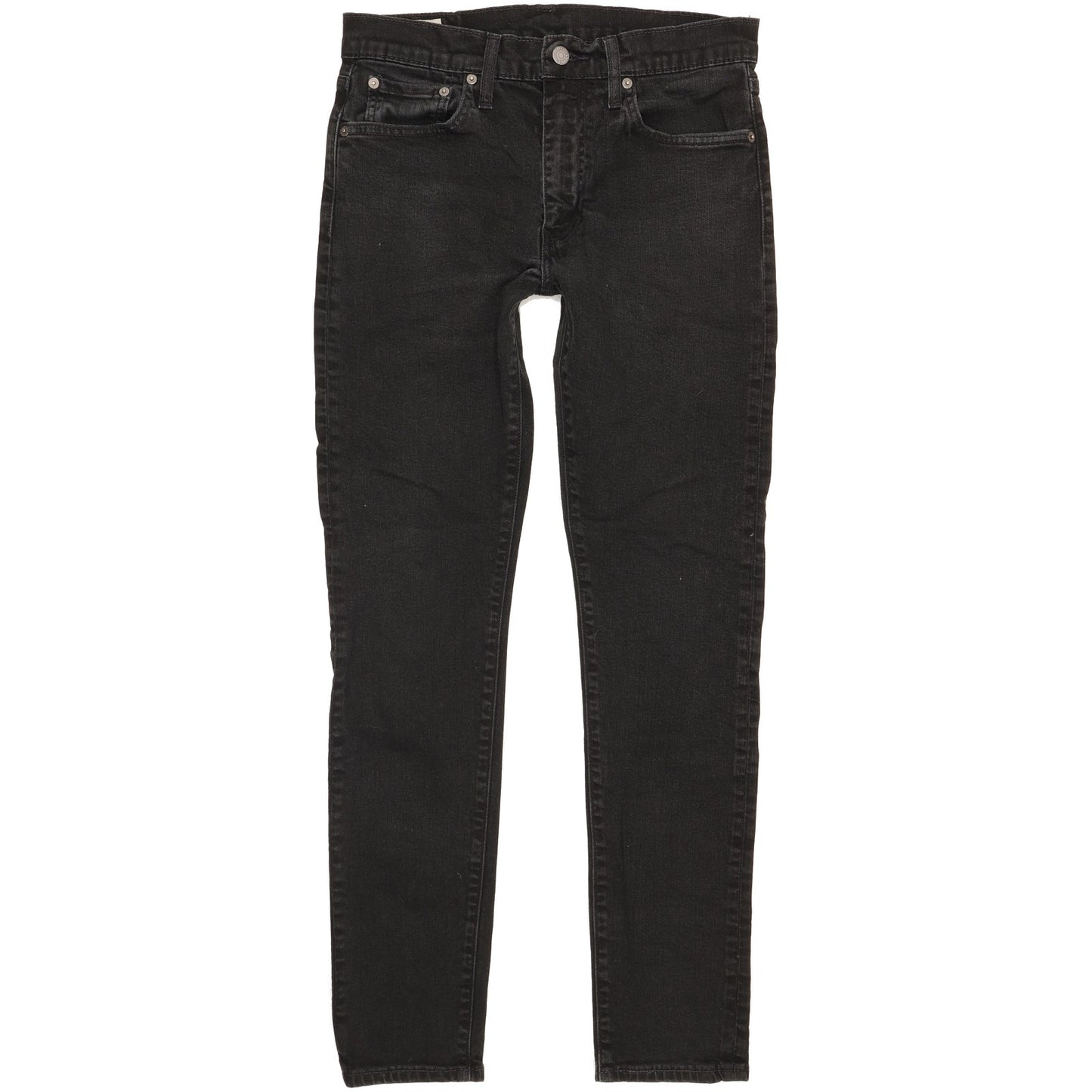 Levi's 512 Men Black Tapered Slim Stretch Jeans W32 L30