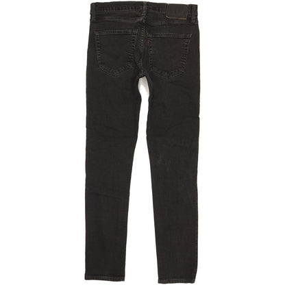 Levi's 512 Men Black Tapered Slim Stretch Jeans W32 L30