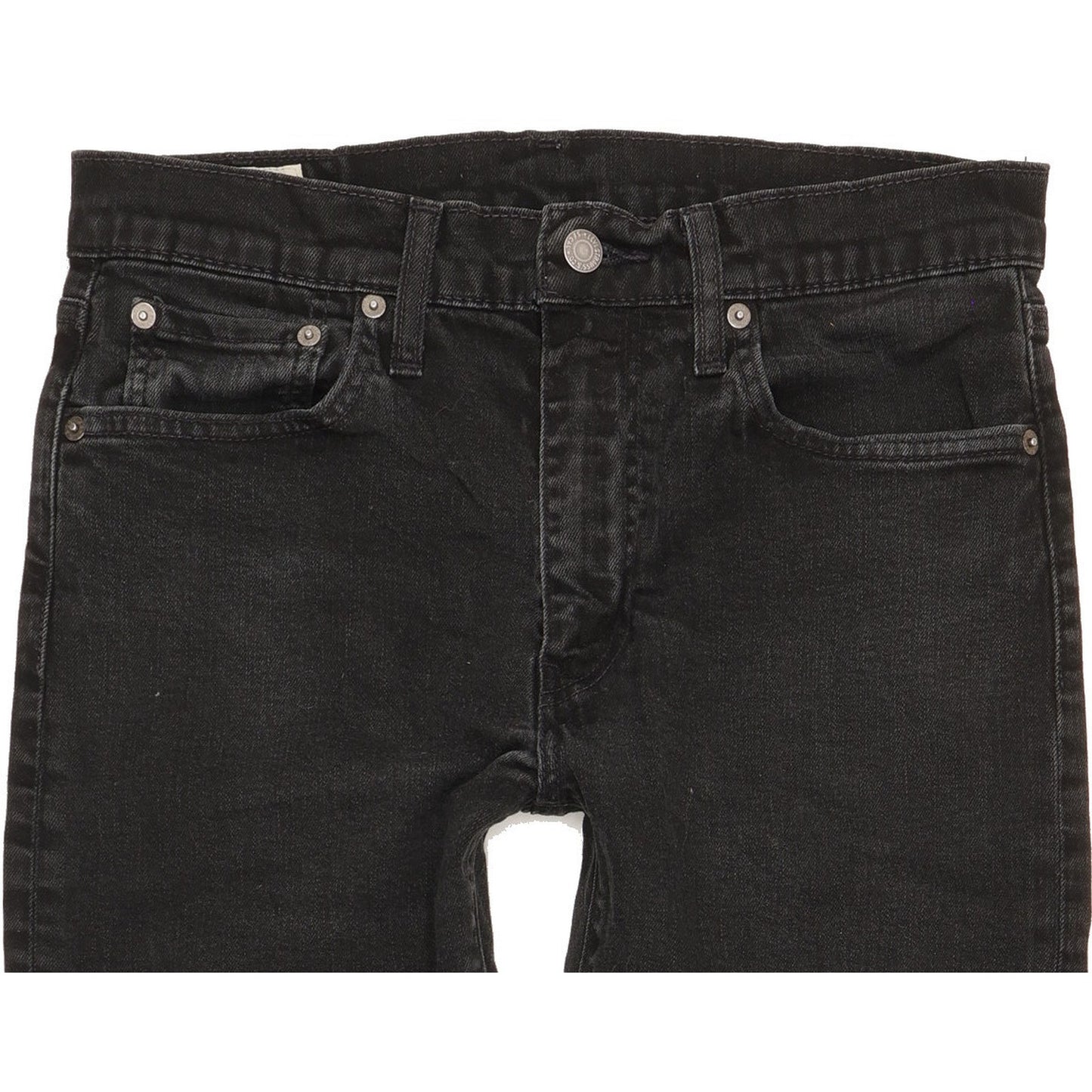 Levi's 512 Men Black Tapered Slim Stretch Jeans W32 L30