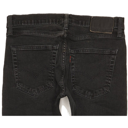 Levi's 512 Men Black Tapered Slim Stretch Jeans W32 L30
