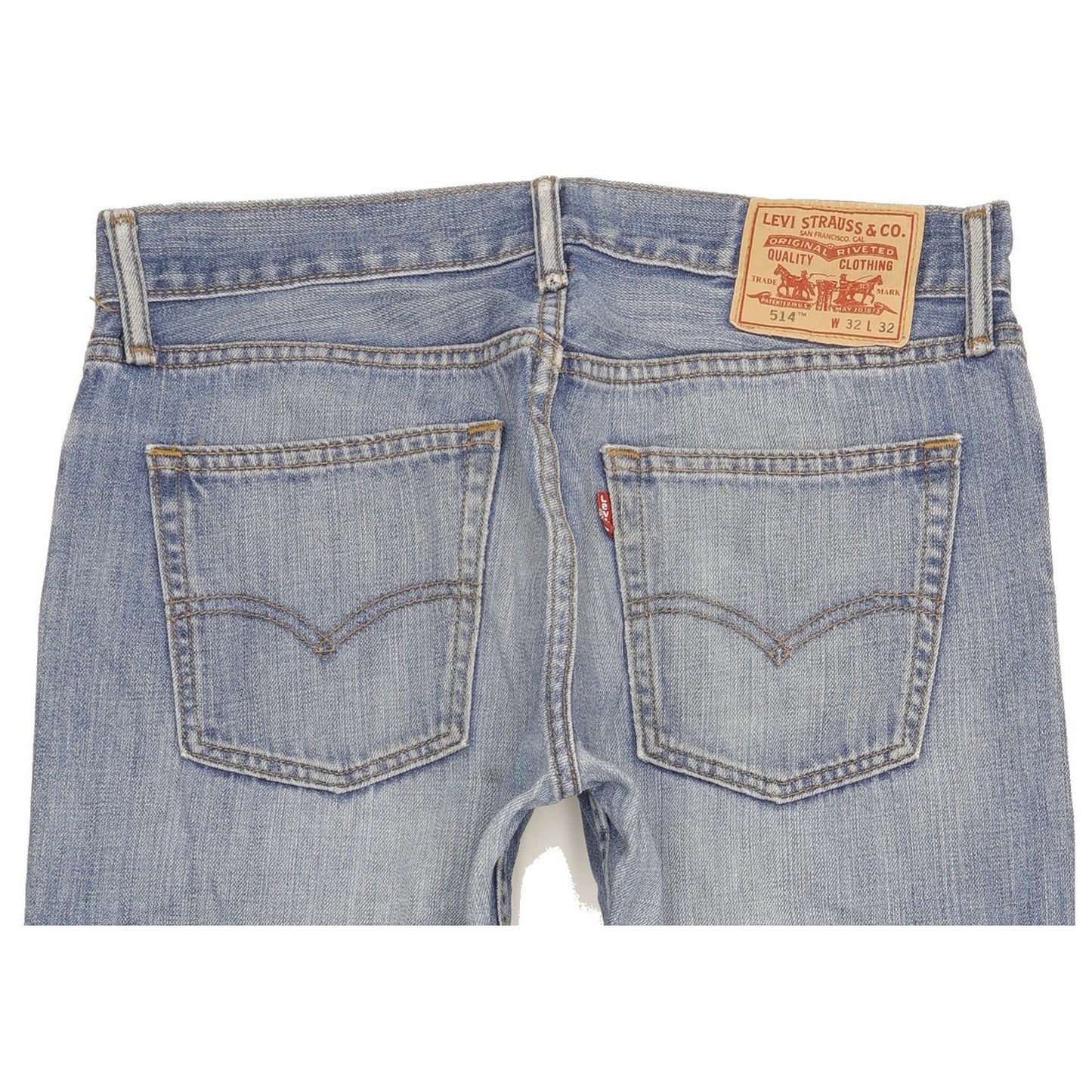 Levi's 514 Men Blue Straight Slim Jeans W32 L31
