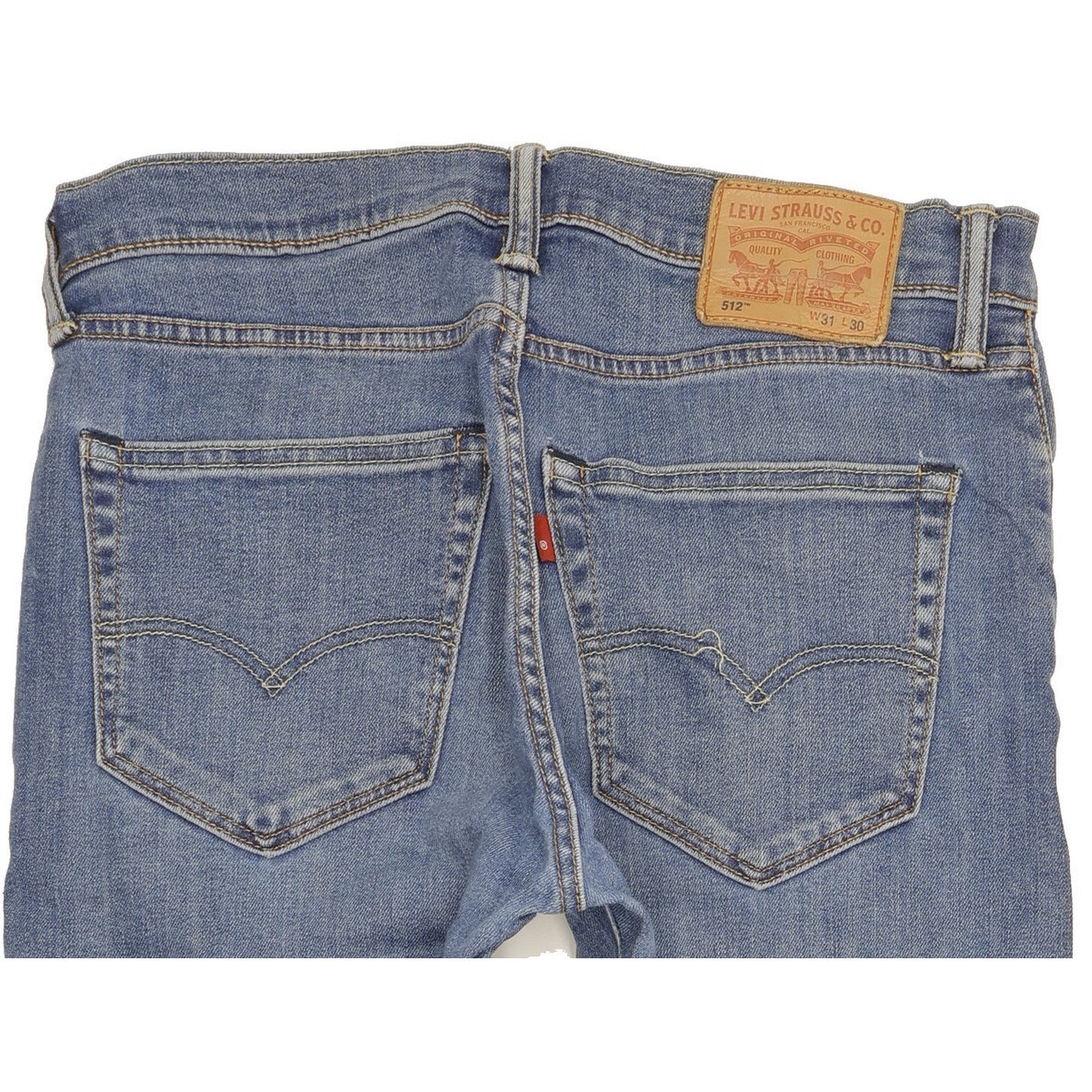 Levi's 512 Men Blue Tapered Slim Stretch Jeans W31 L29