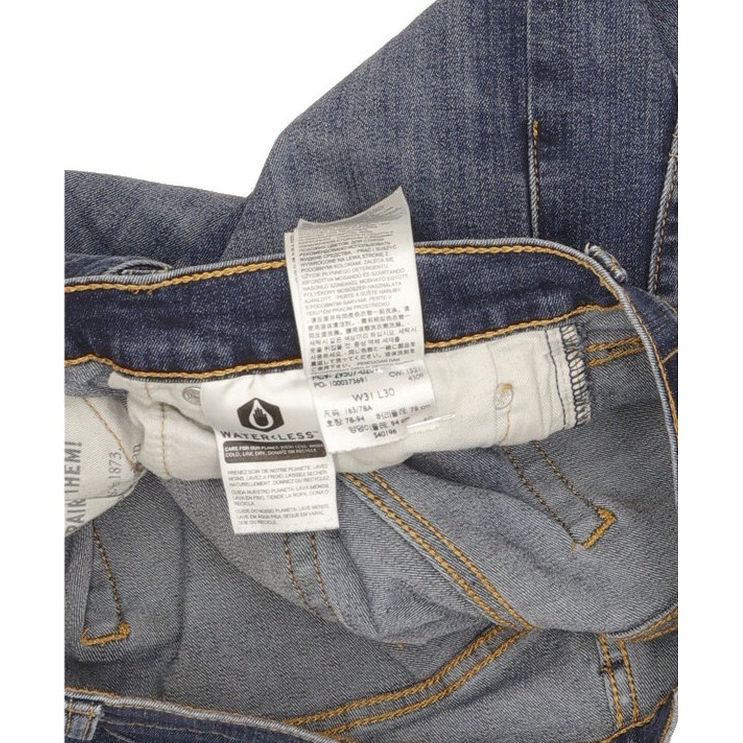 Levi's Men Blue Tapered Slim Stretch Jeans W31 L29