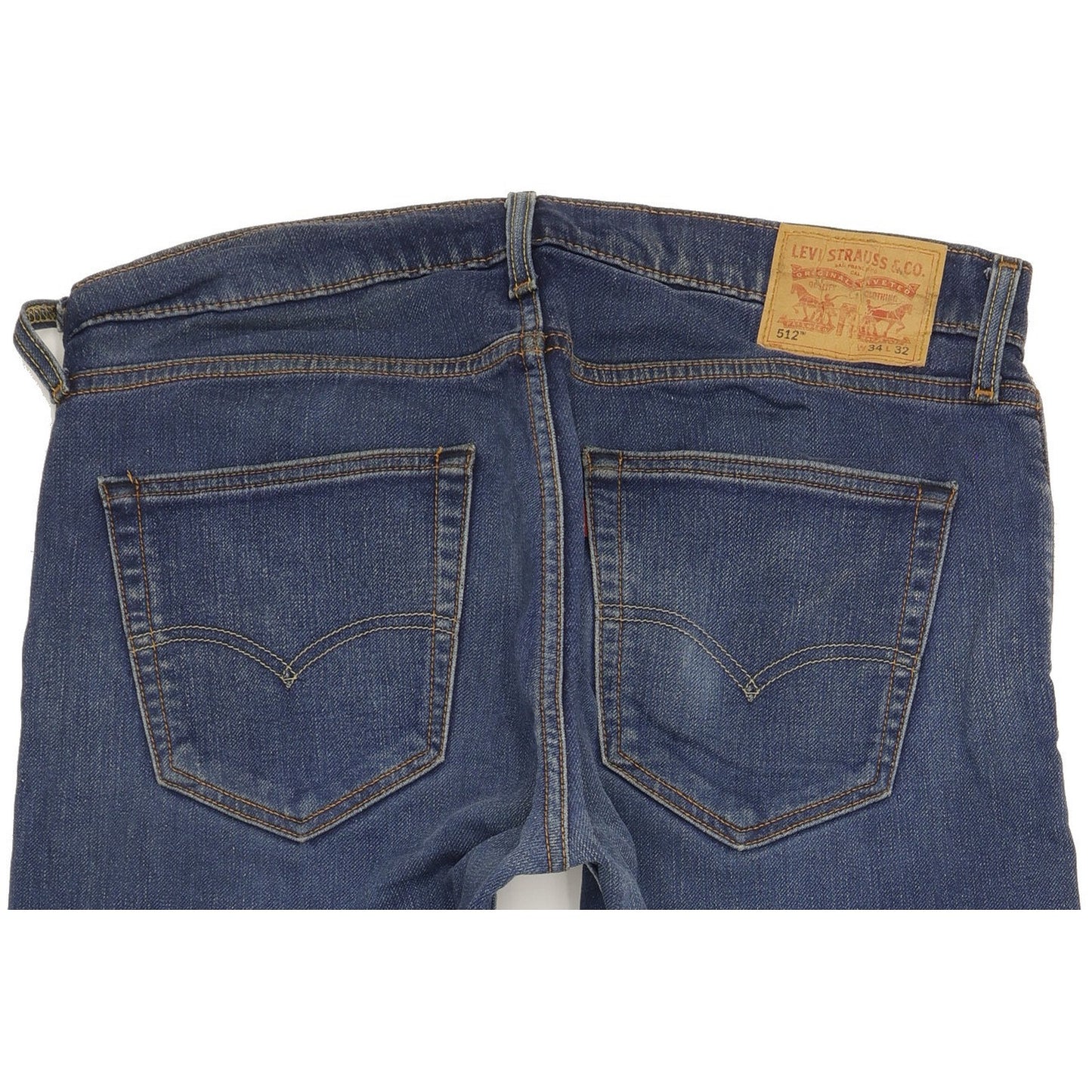 Diesel 512 Blue Tapered Slim Stretch Jeans High Waisted W34 L32