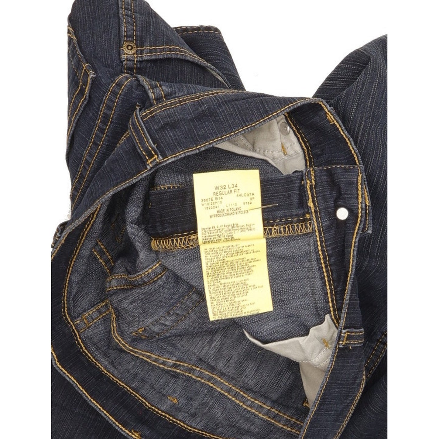 Wrangler Men Blue Straight Regular Jeans W32 L34