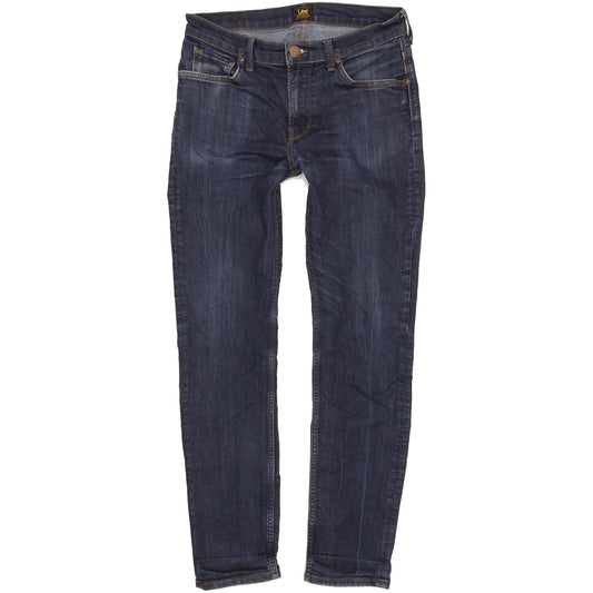 Lee Rider Men Blue Skinny Slim Jeans W32 L29
