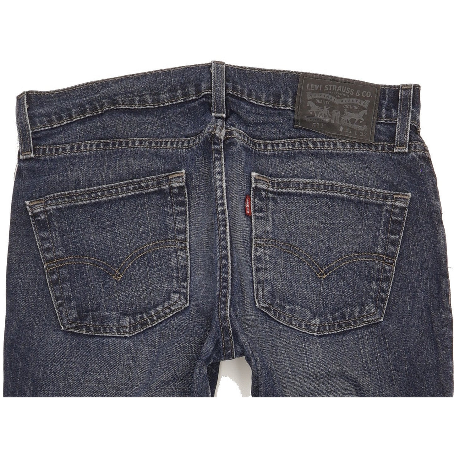 Levi's 511 Men Blue Straight Slim Stretch Jeans W31 L32