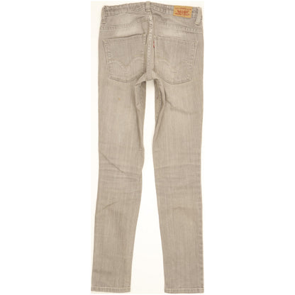 Levi's Kids Grey Skinny Slim Stretch Jeans W26 L29