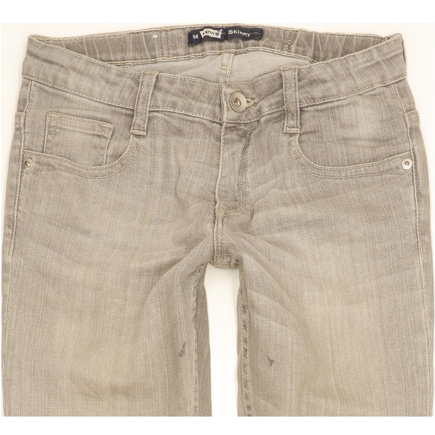Levi's Kids Grey Skinny Slim Stretch Jeans W26 L29